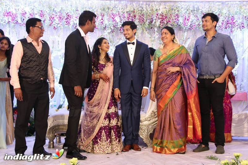 Vishal's Sister Aishwarya Wedding & Reception