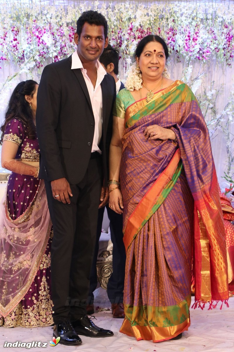 Vishal's Sister Aishwarya Wedding & Reception