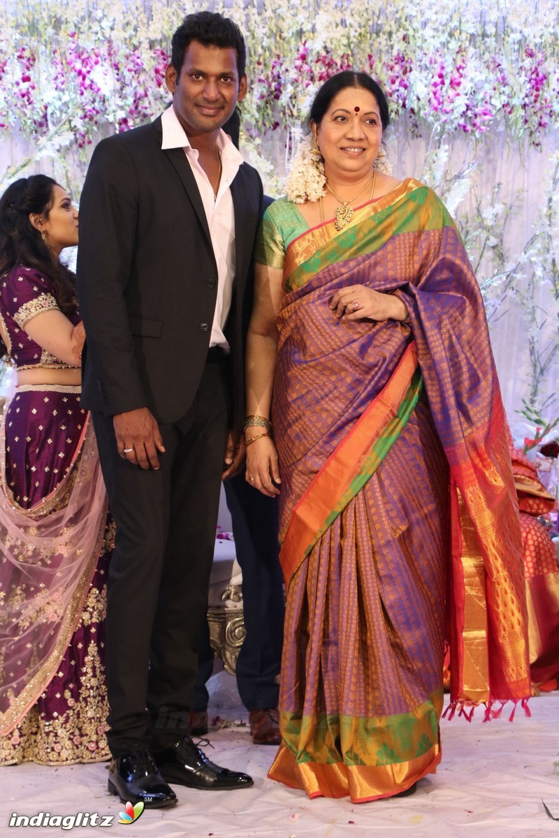 Vishal's Sister Aishwarya Wedding & Reception