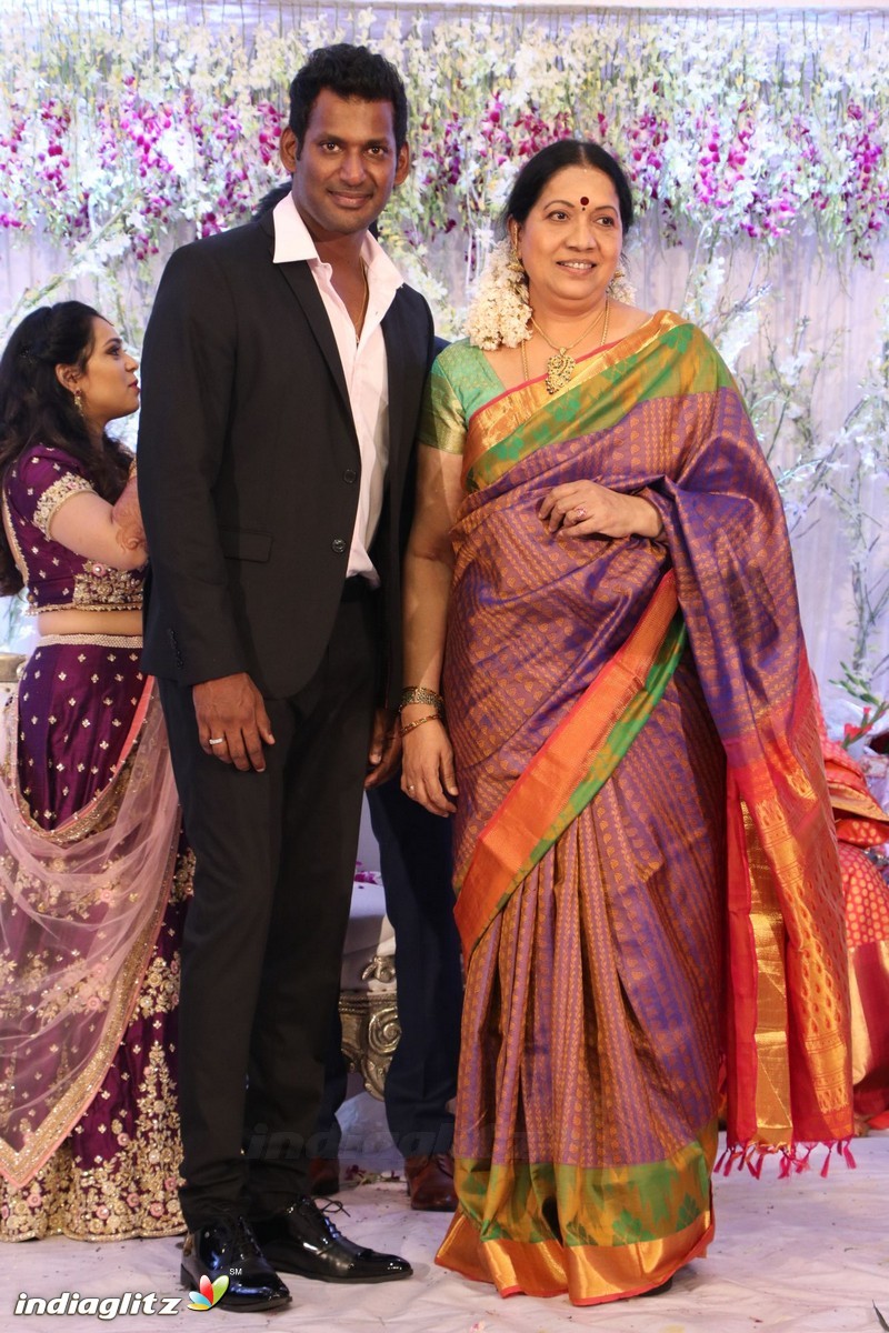 Vishal's Sister Aishwarya Wedding & Reception