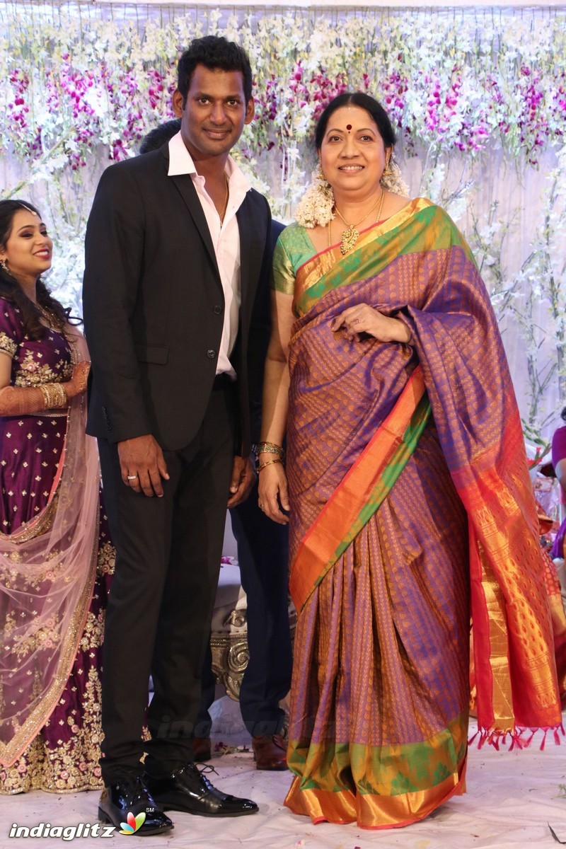 Vishal's Sister Aishwarya Wedding & Reception