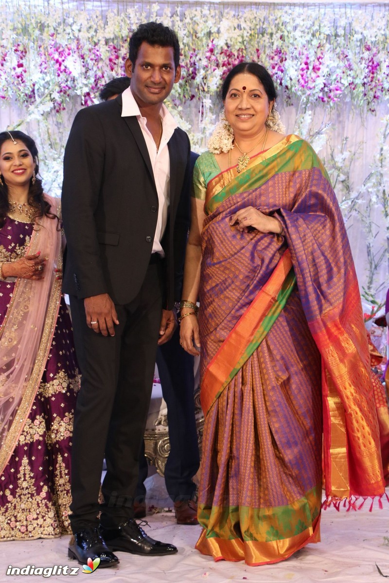 Vishal's Sister Aishwarya Wedding & Reception