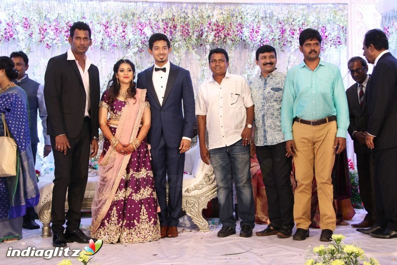 Vishal's Sister Aishwarya Wedding & Reception