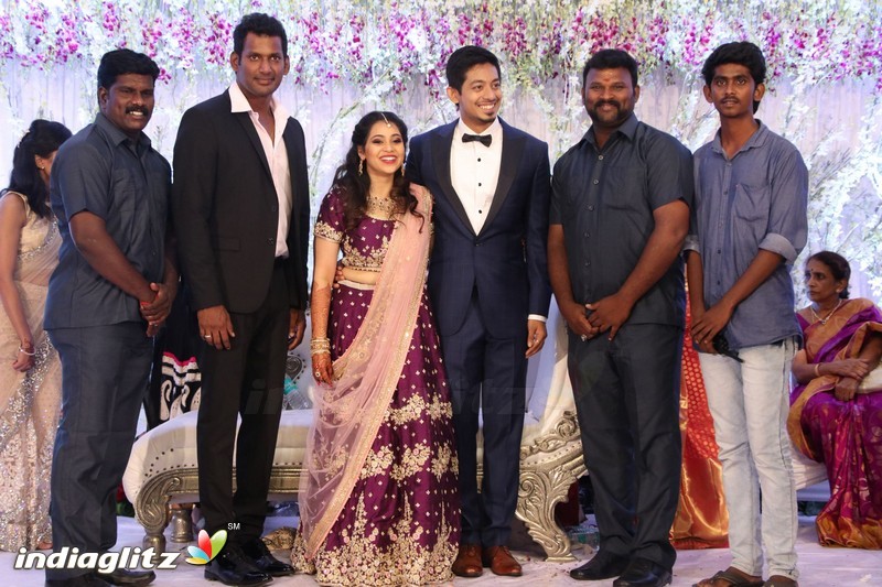 Vishal's Sister Aishwarya Wedding & Reception