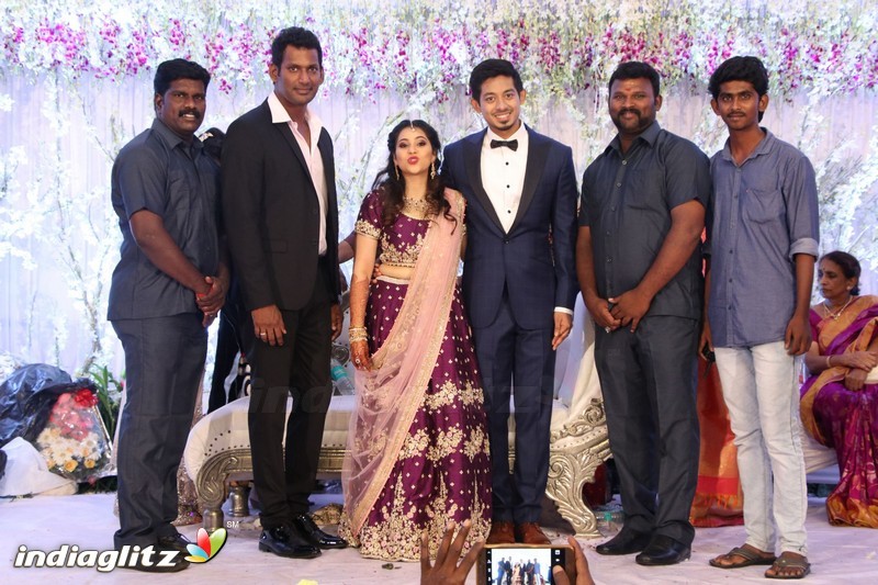 Vishal's Sister Aishwarya Wedding & Reception