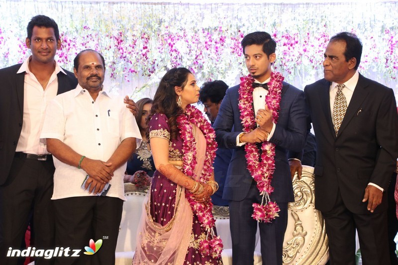 Vishal's Sister Aishwarya Wedding & Reception