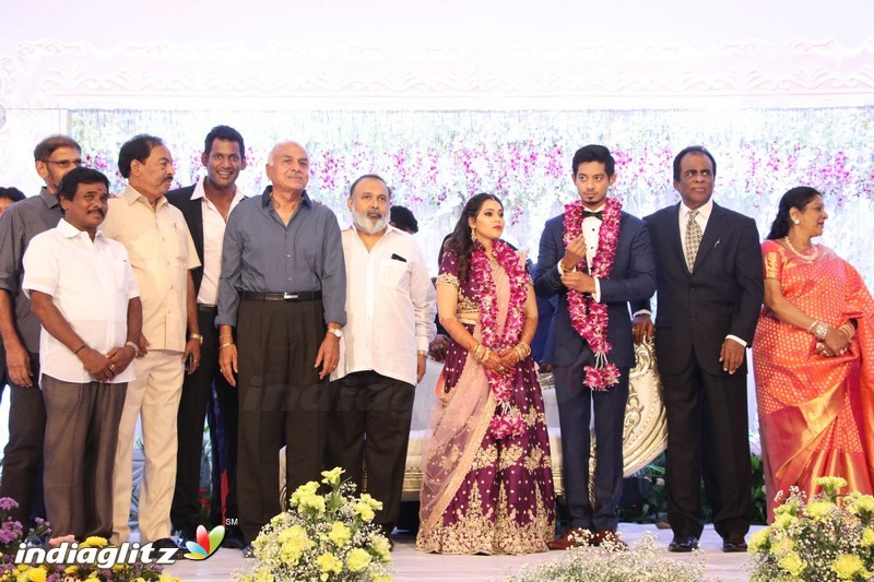 Vishal's Sister Aishwarya Wedding & Reception