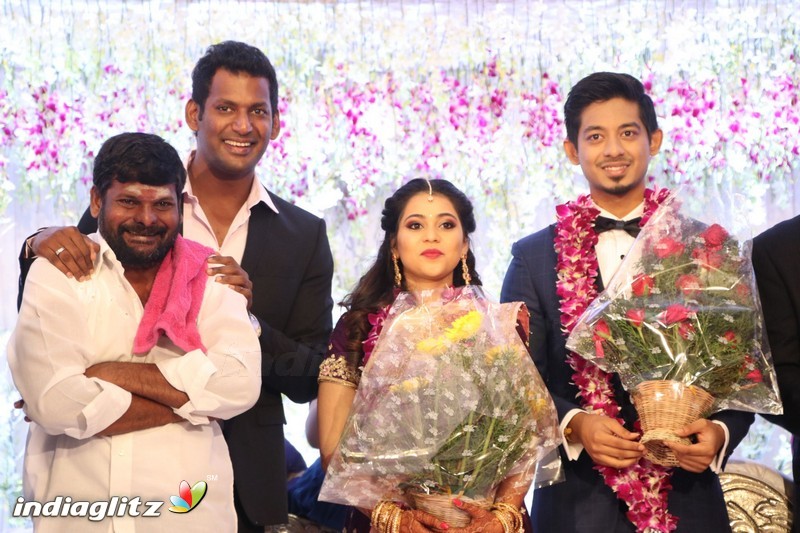 Vishal's Sister Aishwarya Wedding & Reception