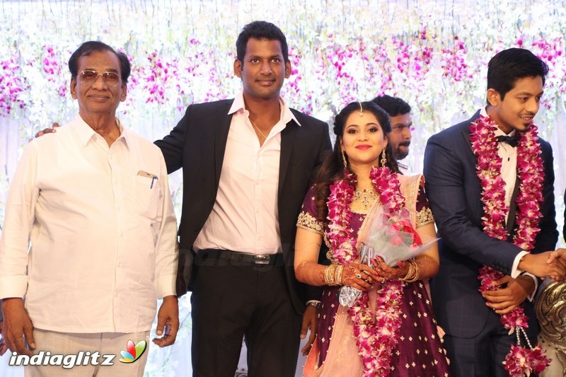 Vishal's Sister Aishwarya Wedding & Reception