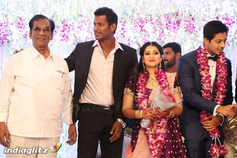 Vishal's Sister Aishwarya Wedding & Reception