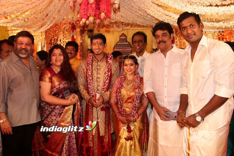 Vishal's Sister Aishwarya Wedding & Reception