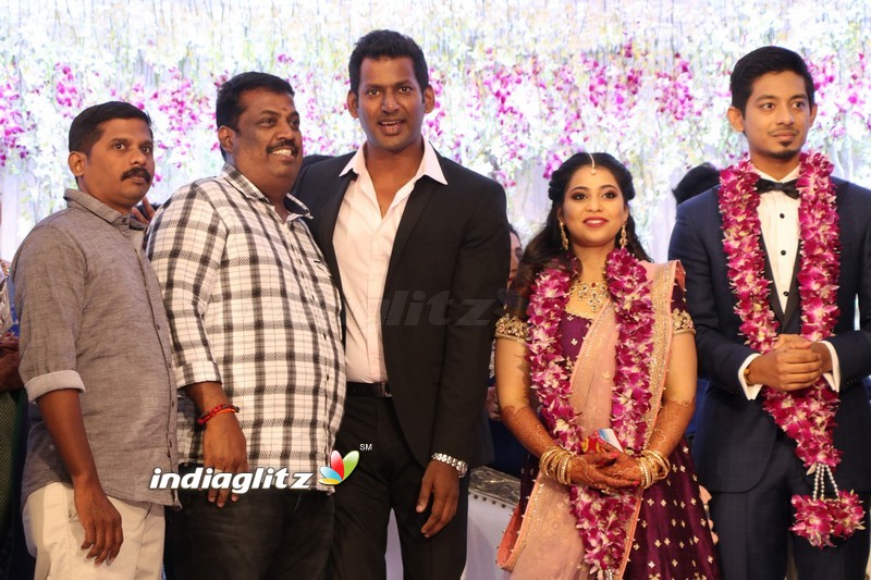 Vishal's Sister Aishwarya Wedding & Reception