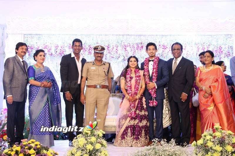 Vishal's Sister Aishwarya Wedding & Reception