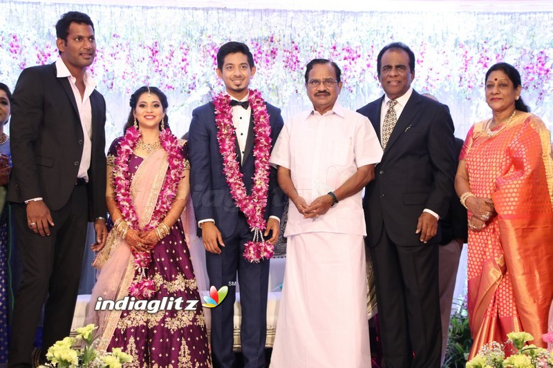 Vishal's Sister Aishwarya Wedding & Reception