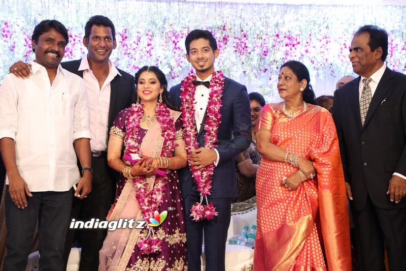 Vishal's Sister Aishwarya Wedding & Reception