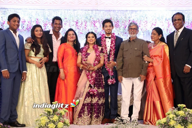 Vishal's Sister Aishwarya Wedding & Reception