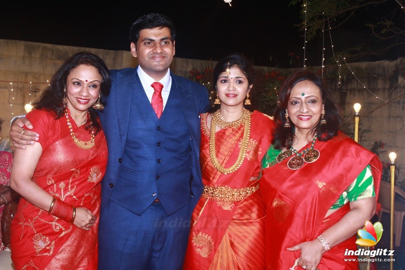 Y Gee Mahendra's Son Harshavardhana - Shwetha Wedding Reception