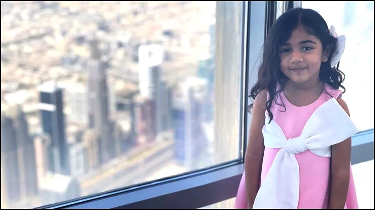 Allu Arjun daughter Arha birthday celebration in burj khalifa at Dubai -  தமிழ் News - KARKEY