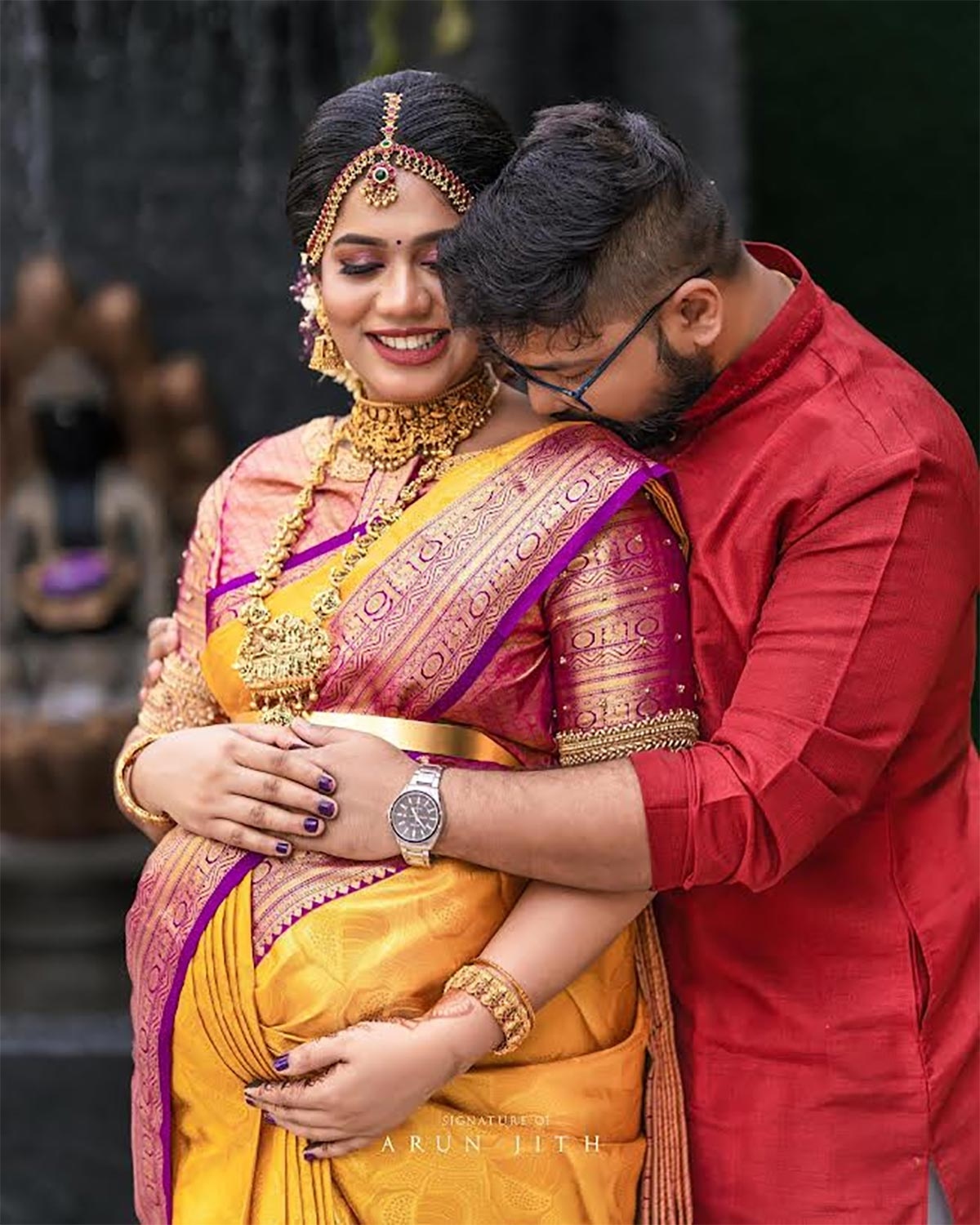 Mom-to-be Athira Madhav radiates pregnancy glow in these pictures