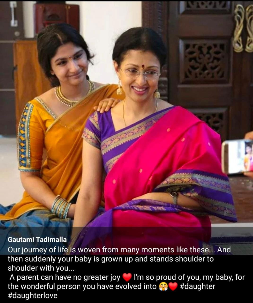 Gautami shares photo of her grown up daughter after a long time and ...