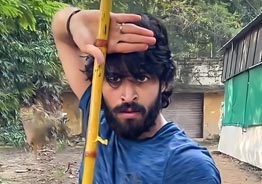 Harish Kalyan learns a traditional martial art for his next film - Video goes viral