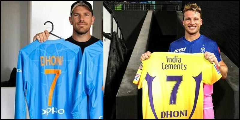 dhoni signed jersey