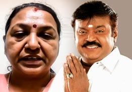 Premalatha Vijayakanth consoles fans and DMDK cadres about Captain's health in a new video