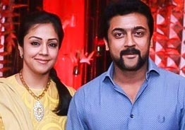 When a female celebrity gave love letter to Suriya in front of Jyothika - Check video