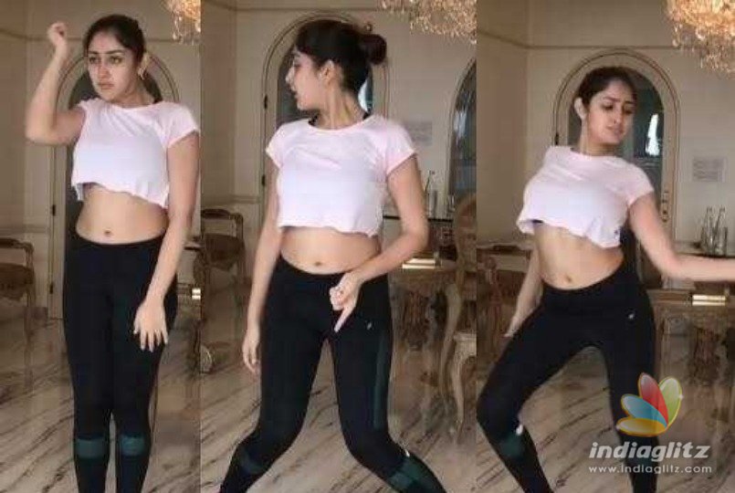 Watch video : Sayyesha Saigal kills it with her awesome dance moves!