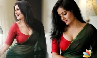 Another Actress tries hot saree photo shoot after Ramya Pandian