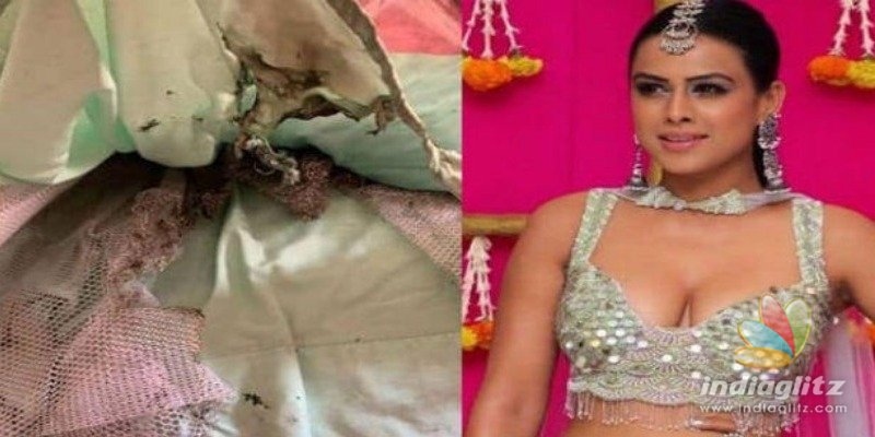 Famous actresss dress catches fire during Diwali dance