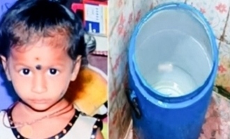 Two year old girl watching Surjith news on tv drowns to death