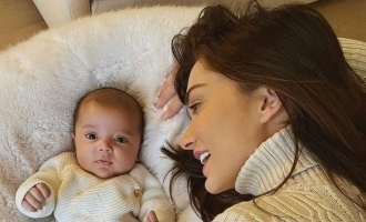 Amy Jackson gets tough competition from her little son