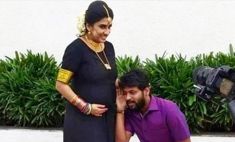 Sivakarthikeyan surprises Rio Raj and his pregnant wife Shruthi - Video