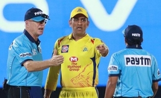 Why Captain cool MS Dhoni loses cool in thrilling match?