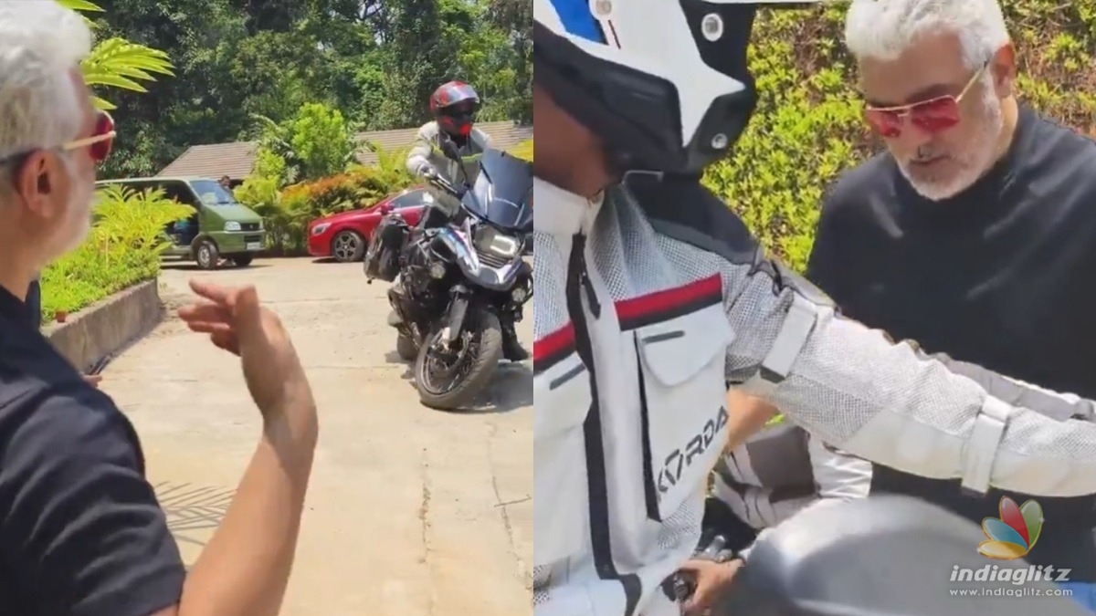 Ajith Kumar turns into mentor once again but this time for a passionate biker! - Viral clip