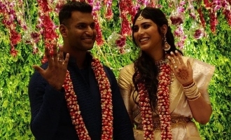 Vishal and Anisha get engaged