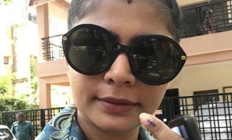 Chinmayi trolled by popular director after casting her vote