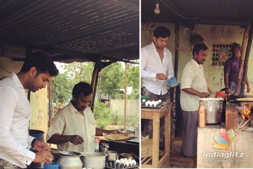 When Arun Vijay became a road side food stall chef!