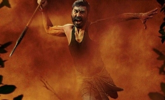 Dhanush's 'Asuran' first look poster - An angry volcanic eruption