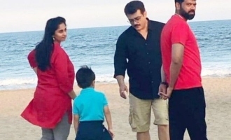 Ajith spends quality time with family before 'Thala 60'