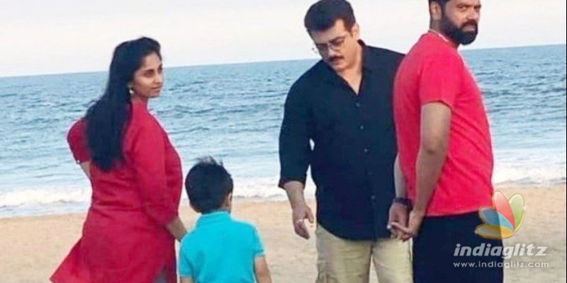 Ajith gives quality time to family before Thala 60