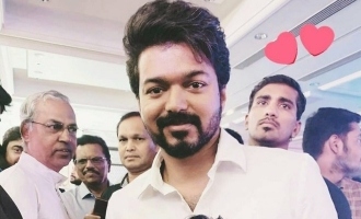 Thalapathy Vijay in family mode at engagement ceremony