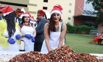 Celebrities at Christmas Cake Mixing Ceremony in Green Park