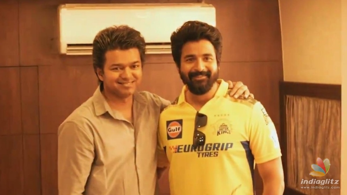 Makers unveil the BTS video of Thalapathy Vijay and Sivakarthikeyan from â€˜GOATâ€™!