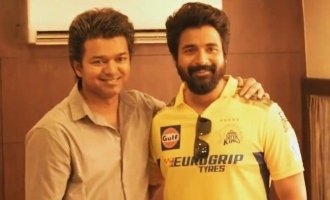 Makers unveil the BTS video of Thalapathy Vijay and Sivakarthikeyan from 'GOAT'!