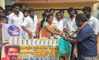 Thalapathy Vijay's Tamilaga Vettri Kazhagam serves food to 3 lakhs people! - Viral pics