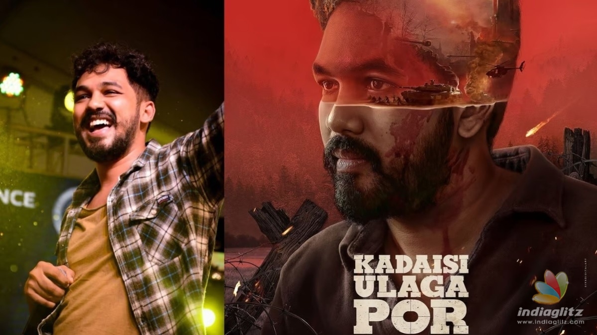 Glimpse of â€˜Kadaisi Ulaga Porâ€™: Hiphop Tamizha Aadhi presents a gripping war-stricken world!