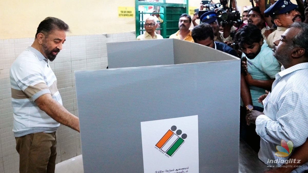 Kamal Haasan, Vikram, Suriya, Karthi, Anirudh and Jayam Ravi cast their votes in elections!