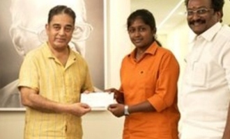 Breaking! Kamal Haasan gifts car to bus driver Sharmila who lost her job controversially